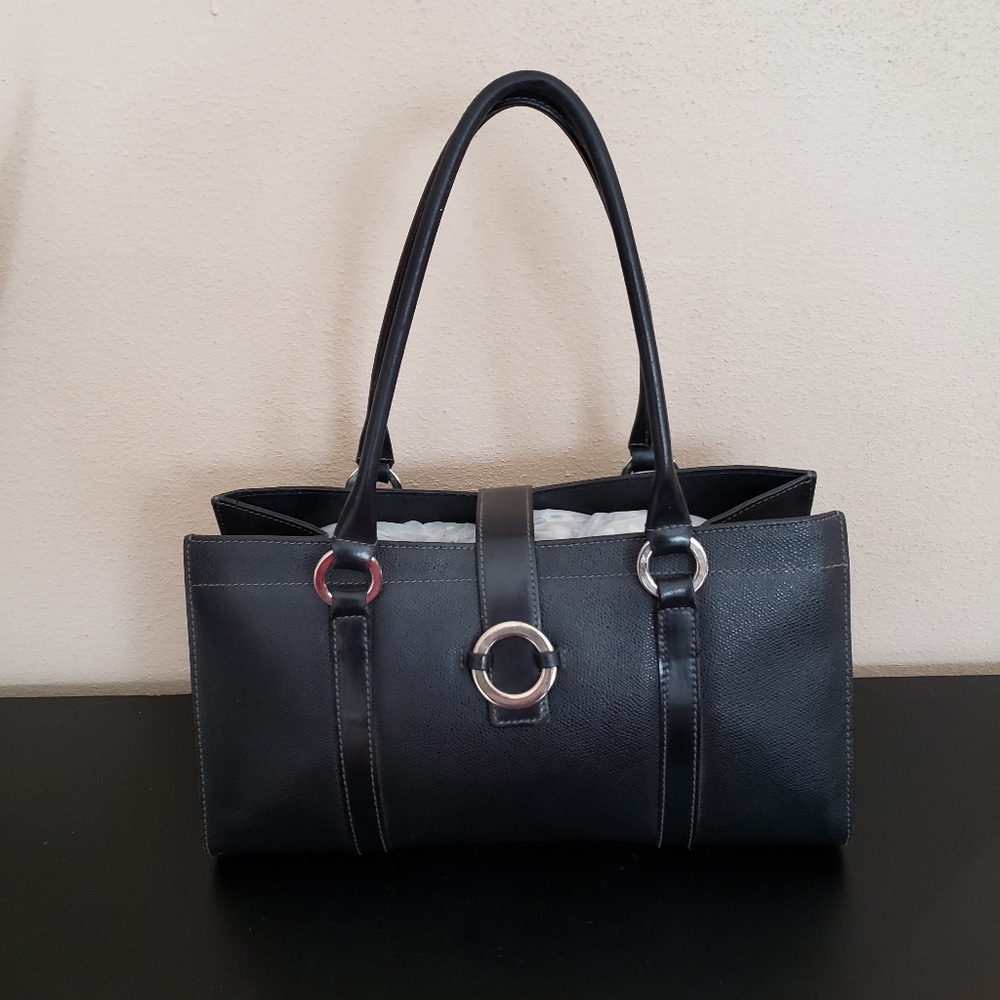 Nordstrom genuine leather black purse
